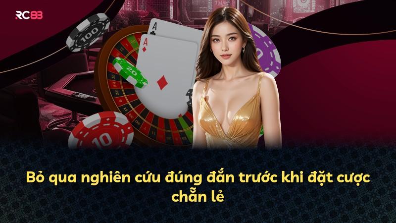 Bỏ qua nghiên cứu đúng đắn trước khi đặt cược chẵn lẻ
